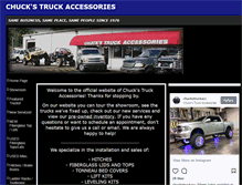 Tablet Screenshot of chuckstruckacc.com